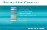 Single-USe Catalog -  · PDF fileClear Corneal Knives Catalog # Dimensions (mm) LASEREDGE® 6/box A B C 1.3mm Angled Double Bevel E7594 12.6 1.3 1.45 1.6mm Angled Double Bevel