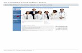 How to Access EPIC Training for Medical Students · PDF fileHow to Access EPIC Training for Medical Students - 3 Click on the highlighted (in YELLOW) link: New: Inpatient Provider