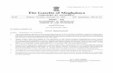 The Gazette of Meghalaya - megpns.gov.inmegpns.gov.in/gazette/2009/12/10-12-09-IIA.pdf · when the revised pay scales applicable from ... to the Government of Meghalaya, Finance Department.