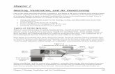 Chapter 7 Heating, Ventilation, and Air · PDF fileHVAC equipment manufacturers, ... Chapter 7 Heating, Ventilation, and Air Conditioning 127 Figure 7-3 Air Conditioning with the Vapor