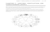 CHAPTER 7: HEATING, VENTILATION, AIR CONDITIONING (HVAC) 7... · Chapter 7: Heating, Ventilation, Air ... Sizing the system for the specific heating and cooling load of the ... Heating,