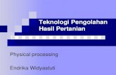 Teknologi Pengolahan Hasil Pertanian - endrikawidyastuti · PDF fileHasil Pertanian Physical processing Endrika Widyastuti . What is Food Processing