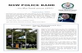 NSW POLICE  · PDF fileJohn Saunders, Director of Music, NSW Police Band . Wednesday 23 NSW Police Band Unit 4, 31-41 Bridge Road Stanmore NSW 2048 ... Why double bass? My first