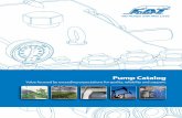 Pump Catalog - Cat Pumps: World Leader in Triplex High ... · PDF filePump Catalog Value focused by exceeding expectations for quality, reliability and support
