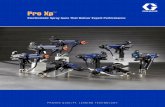 Pro Xp Electrostatic Gun Brochure - Spray Tech · PDF filesame performance you’ve come to expect from Graco – now with greater spraying flexibility for your ever changing production