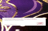 Continuous printing - CHTfile/CONTINUOUS_PRINTING_EN_ES.pdf · 5 CHT | Bezema aUXILIaRIeS FOR PIGmeNT PRINTING THICKENERS Thickeners influence the sharpness of the print, the print