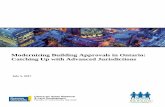 Modernizing Building Approvals in Ontario: Catching · PDF fileModernizing Building Approvals in Ontario: Catching Up with Advanced Jurisdictions . July 5, 2017 Modernizing Building