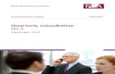 CP13/9 - Quarterly consultation No · PDF fileCP consultation paper CRD ... 13 Defer the date that rules around the provision of fund ... CP13/9 Quarterly Consultation No. 2 2
