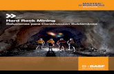 Hard Rock Mining brochure ES - assets.master-builders ... Documents... · Hard Rock Mining 3 de Master Builders Solutionss Dominar los retos de la construcción subterránea requiere