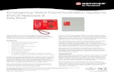 Emergency Voice Communication Systems EVCS Network 8 · PDF fileThe Emergency Voice Communications System ... to assist fire fighters within high rise buildings or large ... Emergency