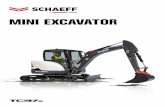 MINI EXCAVATOR - SCHAEFF - A Yanmar BrandMINI EXCAVATORS With these new models, you mini-excavate in XL format: High digging forces, functional design, more room. Schaeff offers two