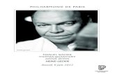 Samedi 6 juin 2015 - Philharmonie de Parisphilharmoniedeparis.fr/sites/default/files/documents/np_14143.pdf · Robert Schumann Tragödie, op. 64 no 3 ... de ses premiers poèmes,