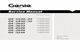 Service Manual - Geniemanuals.gogenielift.com/Parts And Service Manuals/data/Service... · Service Manual Part No. 96316 Rev E5 November 2010 from GS3204-60000 to GS3205-75406 Serial