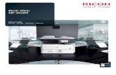 Ricoh Aficio MP 301SPF - Columbia UniversityA sleek, compact MFP streamlined for the desktop—and your workflow Sustainable savings and productivity Backed by Ricoh’s long-standing