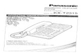 Panasonic - PDF.TEXTFILES.COMpdf.textfiles.com/manuals/TELECOM-F-R/Panasonic KX... · Panasonic INTEGRATED TELEPHONE SYSTEM EASA-PHONEe MODEL NO. KX-T23 1 5 Please read before use