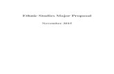 Ethnic Studies Major Proposal - Saint Mary's College · PDF fileEthnic Studies Major Proposal. ... to multiculturalism and education for a global society and continue ... Research