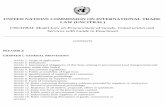 UNITED NATIONS COMMISSION ON INTERNATIONAL · PDF fileUNITED NATIONS COMMISSION ON INTERNATIONAL TRADE LAW (UNCITRAL) UNCITRAL Model Law on Procurement of Goods, Construction and Services
