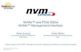 NVMeTM and PCIe SSDs NVMeTM Management · PDF fileread/write operations and NVMe Management Interface commands over MCTP Two I2C addresses • I2C serial EEPROM access (VPD device)