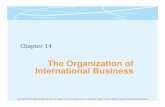 The Organization of International Businessinstruction2.mtsac.edu/rjagodka/BUSM51_Course/Chap... · Organizational Structure ... • Matrix structure. How Does Organizational Structure