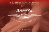 catalogue 2017 edition - Aquila Corde · PDF filecatalogue 2017 edition made in italy new products! new updates! new product 2017 ukulele strings - ag x aq ... 15ch cavaquinho 4d,
