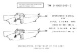 OPERATOR’S MANUAL FOR RIFLE, 5.56-MM, M16 (1005 · PDF fileThis copy is a reprint which includes current pages from Changes 1 and 2. TM 9-1005-249-10 OPERATOR’S MANUAL FOR RIFLE,