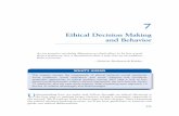 Ethical Decision Making and Behavior - SAGE Pubuk.sagepub.com/sites/default/files/upm-binaries/39590_Chapter7.pdf · Ethical Decision Making and Behavior ... Ethical Standards and