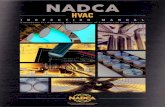 HVAC - NADCA · PDF file3 Foreword The HVAC Inspection Manual was developed to assist inspectors with conducting comprehensive examinations of HVAC components and systems