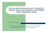 Kecamatan Development Project 2nd Phase Impact …siteresources.worldbank.org/.../KDP2-PNPM...Presentation-English.pdf · Kecamatan Development Project 2. nd. Phase Impact Evaluation