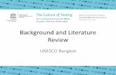 Background and Literature Review - UNESCO Bangkokbangkok.unesco.org/.../Literature_Review_presentation.pdf · Background and Literature Review ... and/or schools. UNESCO. 2013. Asia-