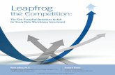 the Competition - Agile · PDF fileLeapfrog the Competition ... and think through how these challenges will ... COO’s need immediate supply chain transparency to accurately predict