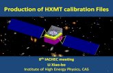 Production of HXMT calibration Files Outline - MITweb.mit.edu/iachec/meetings/2013/Presentations/XLi.pdf · Production of HXMT calibration Files 8th IACHEC meeting LI Xiao-bo Institute