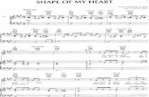 · PDF fileSHAPE OF MY HEART Asus2 Words and Music by STIN and DOMINIC MILLE A(n03rd) C#m/E Moderately C#7sus tion, c#7sus D6 He deals the cards I told her
