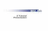 A Tutorial Presentation - IEEEgrouper.ieee.org/groups/802/3/tutorial/march98/mick_170398.pdf · 802.3 ab 1000BASE-T Tutorial Structure • Introduction, Market & History – Colin