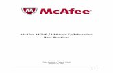 McAfee MOVE / VMware Collaboration Best · PDF fileMcAfee MOVE / VMware Collaboration Best Practices ... difficult to restore and could cause system failure if done ... for the scan