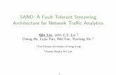 SAND: A Fault-Tolerant Streaming Architecture for Network ... · PDF fileSAND: A Fault-Tolerant Streaming Architecture for Network Tra c Analytics Qin Liu, John C.S. Lui 1 Cheng He,