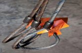 Wire Rope Slings - · PDF fileLike wire rope itself, wire rope slings are ... A basic wire rope sling is fabricated by cutting ... factors—including design factor—into account