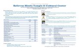 Bellevue Hindu Temple & Cultural Centerseattlehindutemple.com/wp-content/uploads/2011/12/2016seattlewa... · Bellevue Hindu Temple & Cultural Center 14320 NE 21st Street, # 16, Bellevue,