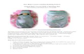 Free Baby Cocoon And Hat Knitting Pattern Striped Baby ... · PDF fileRepeat Round 1-9 for the stipe pattern keeping. Do not decrease Continue in the stipe pattern above until piece