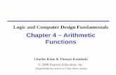 Chapter 4 – Arithmetic Functionsetc.unitbv.ro/~tulbure/dig/DIG_07.pdf · Chapter 4 – Arithmetic Functions ... Binary multiplication ... –0 100 111 — –1 101 110 111 –2