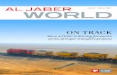 on track - Al Jaber Group · PDF fileon track How AJTGC is driving ... used to overcome significant challenges in Qatar’s Mesaieed Industrial City, where our team of ... Kingdom