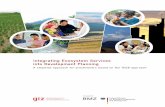 Integrating Ecosystem Services into Development Planning · PDF fileii As a federally owned enterprise, GIZ supports the German Government in achieving its objectives in the field