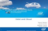 Intel and Cloud - World Banksiteresources.worldbank.org/INTEDEVELOPMENT/Resources/Intel.pdf · ERP/CRM Office Productivity ... • Provides a differentiating business capability ...