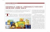 BY: DR I. SATYA SUNDARAM EDIBLE OILS: PRODUCTIVITY HOLDS ... Oils.pdf · Market Survey CMYK BY: DR I. SATYA SUNDARAM EDIBLE OILS: PRODUCTIVITY HOLDS THE KEY India definitely has a