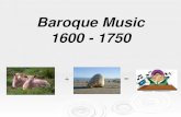 Baroque Music 1600 - 1750 - Balwearie Music Departmentbalweariemusic.weebly.com/.../baroque_music.pdf · shaped music in the BAROQUE era. What is Baroque music?!? Baroque was a name