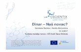 Dinar – Na š novac · PDF fileDinar – Na š novac ? Scientix has received funding from the European Union’s H2020 research and innovation programme – project Scientix 3 (Grant