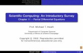 Scientiﬁc Computing: An Introductory Survey · PDF fileScientiﬁc Computing: An Introductory Survey Chapter 11 – Partial Differential Equations Prof. Michael T. Heath ... Unlike