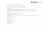 Financial internal audit covering paper - HCPChpc-uk.org/assets/...enclosure08_internal_audit_financial_systems.pdf · Loss in value of investment portfolio Mis-signing of cheques