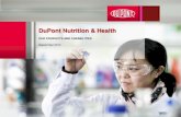 DuPont Nutrition & Health - · PDF fileDuPont Nutrition & Health addresses the world’s challenges in food by offering a wide range of sustainable, bio-based ingredients and advanced