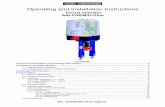 Operating and Installation Instructions - ARI  · PDF file5.3 Installation instructions for mounting to valves ... 5.4.1 Wiring diagram ARI-PREMIO 2.2
