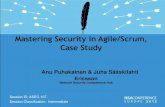 Mastering Security in Agile/Scrum, Case Study · PDF fileMastering Security in Agile/Scrum, Case Study ASEC-107 Intermediate . Presentation Outline Introduction ... Master Scrum 24h